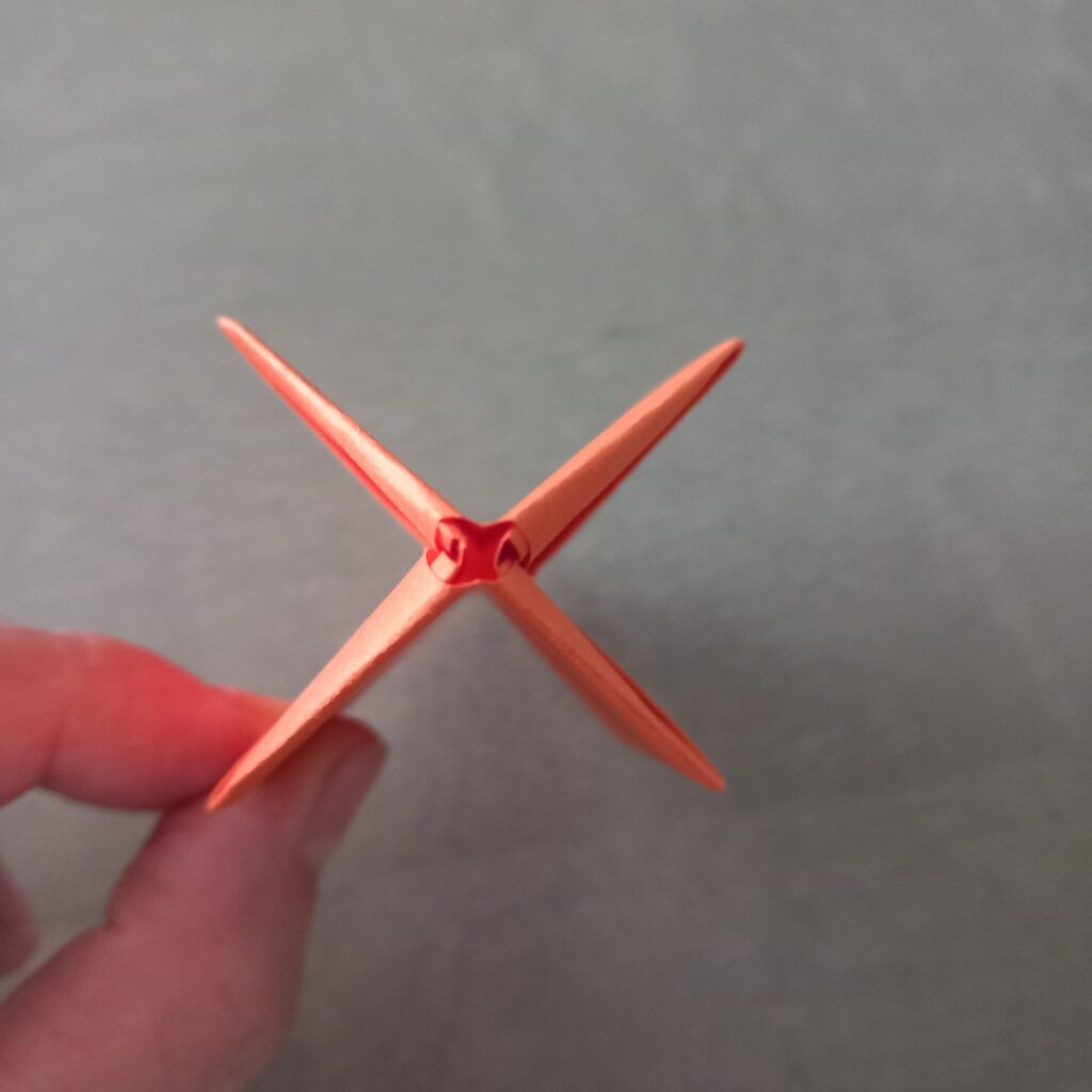 DIY Halloween lantern step 10 Step 12: Different angle of opening the origami lantern